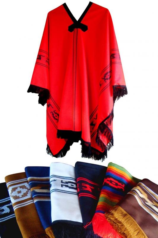 Poncho Artesanal Para Nio T4 - Imagen 2