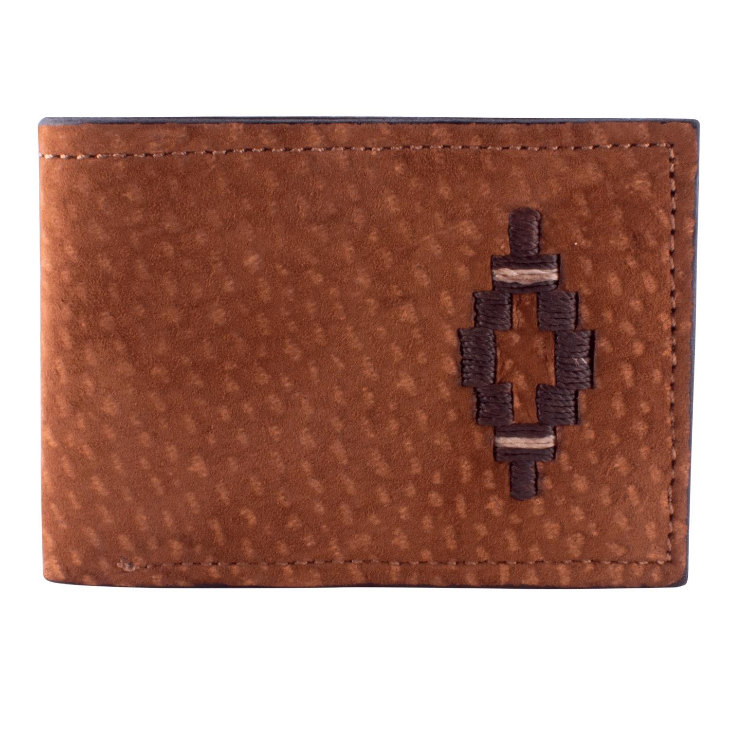 Billetera De Carpincho Bordada