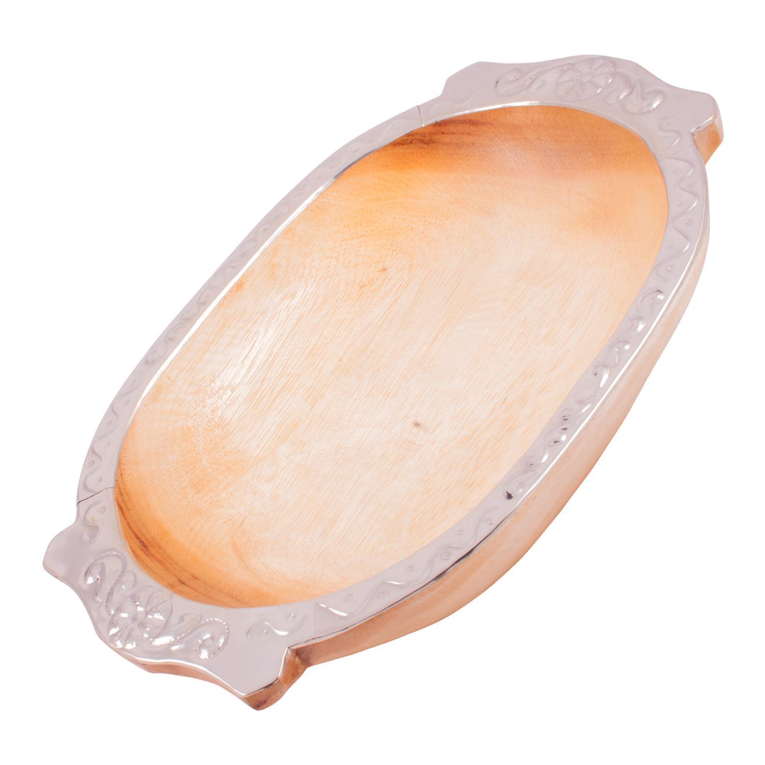 Bandeja Madera con Alpaca