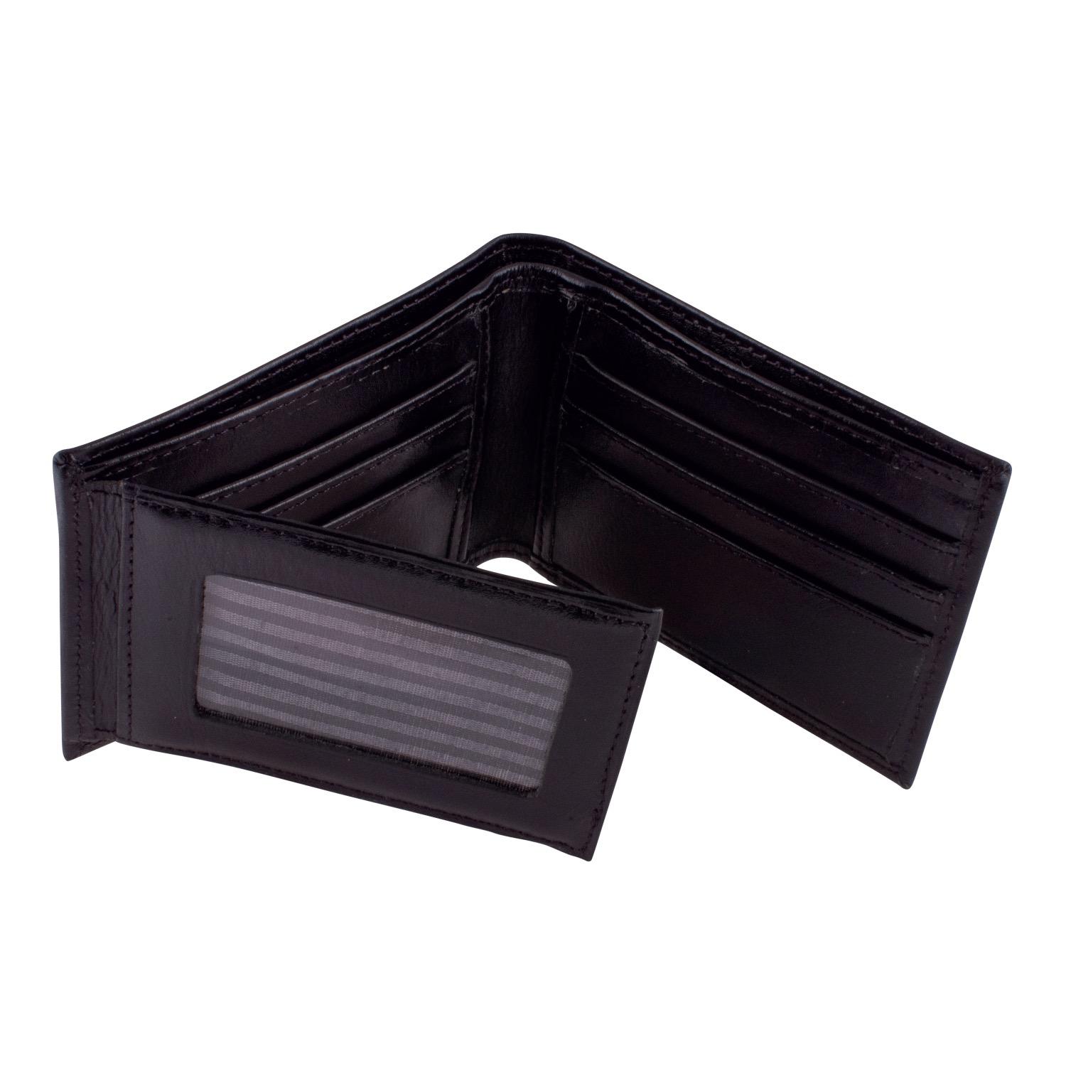 Billetera De Cuero Elegante Con Volante Colores Varios